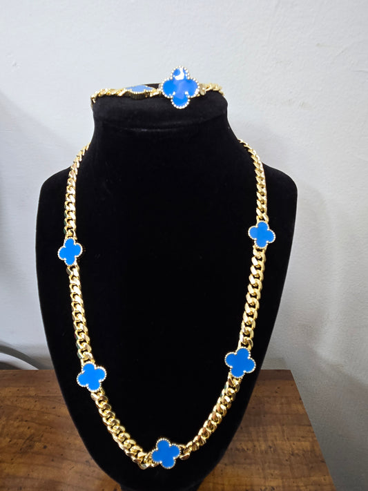 Set monaco clover azul
